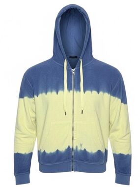 ATM ANTHONY THOMAS MELILLO Cotton French Terry Two-tone Dip-dyed Hoodie Medium.